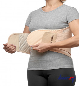 Корсет ортопедический противорадикулитный ПР-315 жесткий усиленный с 4 ребрами жесткости 35 см, беж (XS)